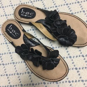B.O.C. Black Flip Flops